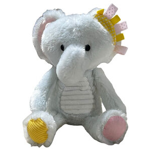 Make Believe Ideas Elephant Snuggled Plush Sensory Stuffed Animal Baby Toy 11”